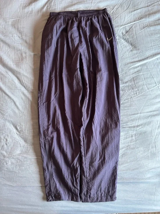 Vintage 90s Nike Blue Track Plants Size XL Wide Leg Baggy Y2K - Picture 3 of 5